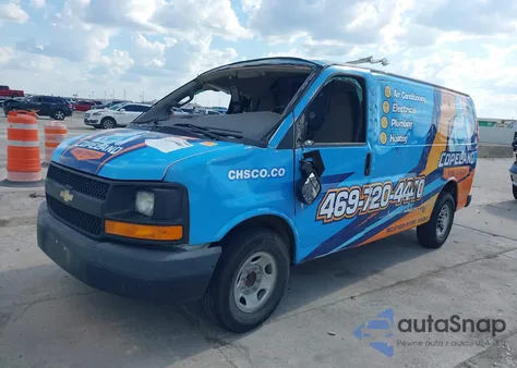 2016 Chevrolet Express 2500 Work Van из США, поврежденный, VIN 1GCWGAFF6G1319690